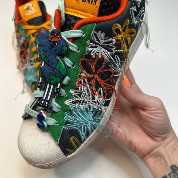 Adidas Superstar Super Earth Sean Witherspoon Floral Sneakers - Picture 2 of 9